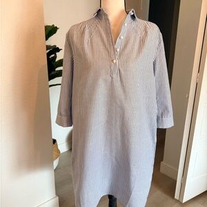 Shop the Mint Blue Striped Mini Dress